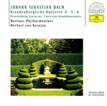 J.S.Bach: Brandenburgische Konzerte No.4, 5, 6, DG 457 899-2，环球音乐